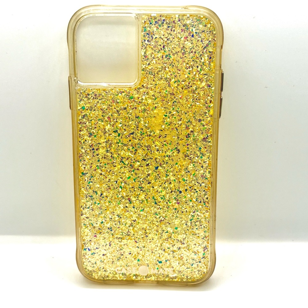 iPhone 11 Gold Glittery Casemate Phone Case